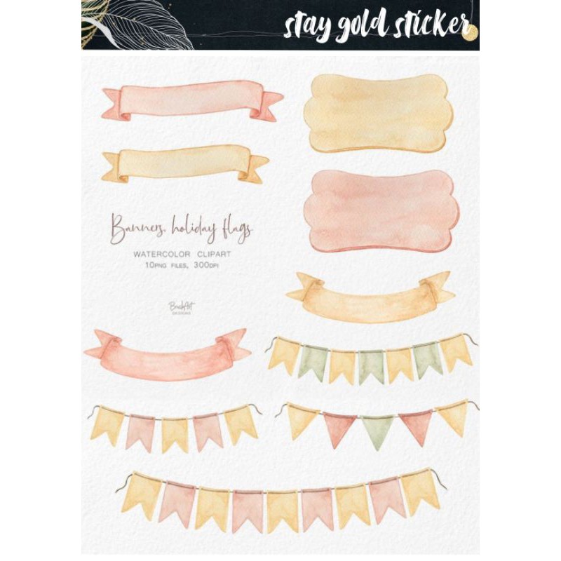 

DECO STICKER -STICKER BULLET JOURNAL | scarpbook sticker | aesthetic sticker