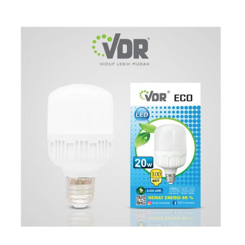 Lampu LED VDR  20 Watt / Bohlam LED VDR / LAMPU LED VDR ECO BRIGHT 20 Watt / Lampu Led Murah