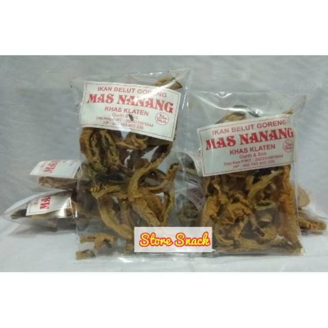 

Store snack Kripik Belut Nanang 100 gram /cemilan/keripik welut/Aneka Snack /Snack Grosir