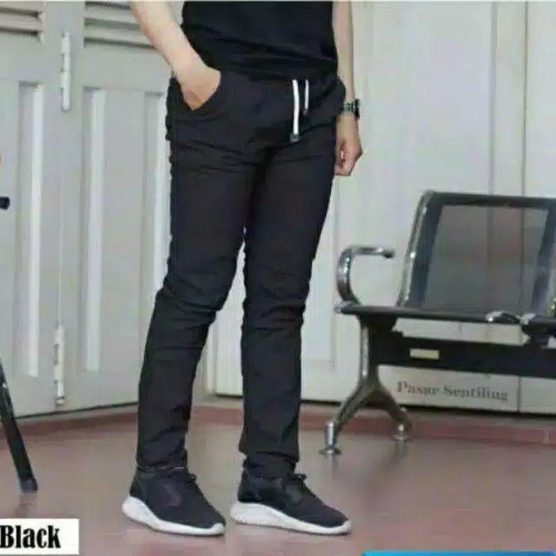 Anindita ~ Celana Chino S Premium Panjanh Karet Pinggang Kolor