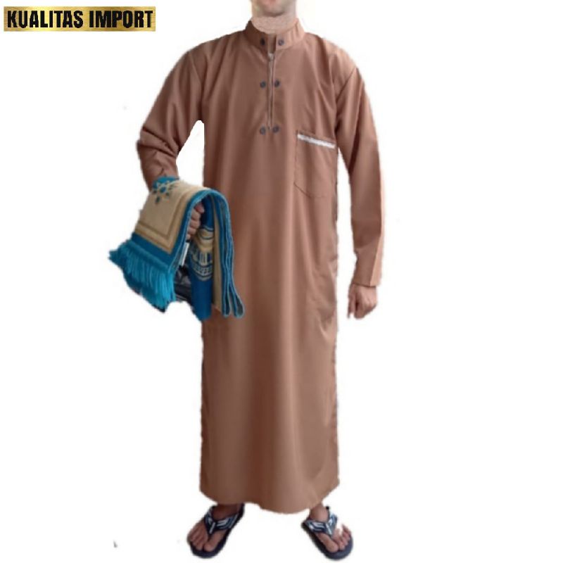 HARGA TURUN/Jubah pria dewasa/Gamis pakistanjubah saudi/baju muslim ukuran S M L XL XXL XXXL JUMBO/gamis al harby