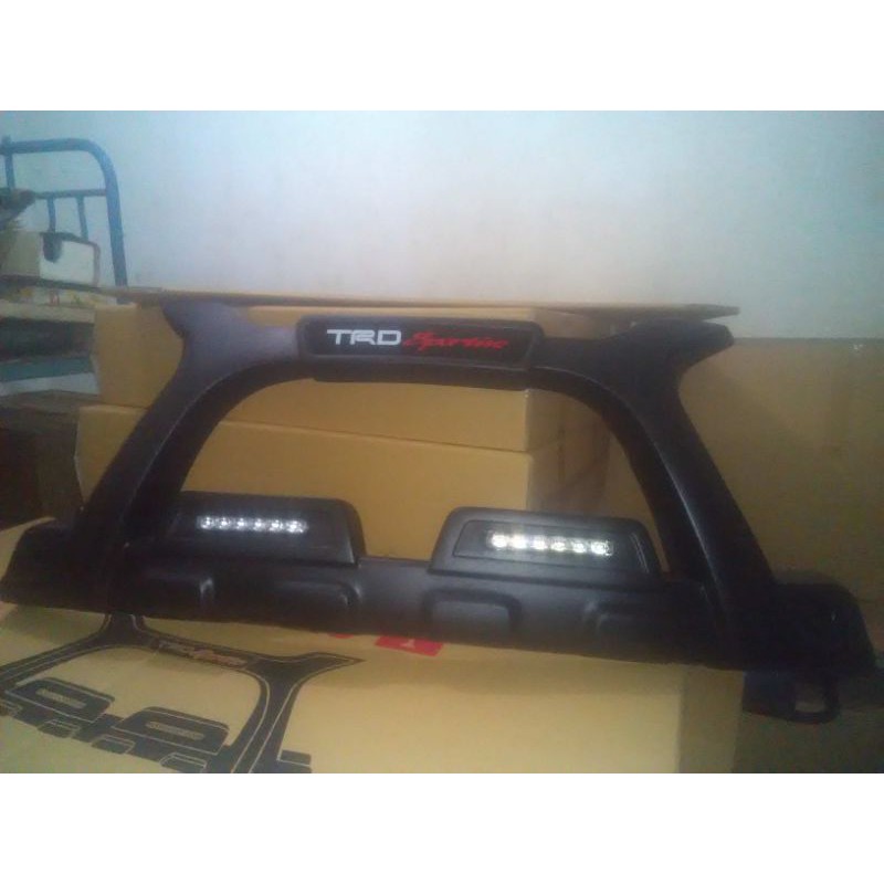 Bemper / tanduk depan trd sportivo untuk mobil terios / rush, avanza / xenia, panther, ertiga, dll