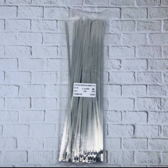 STAINLESS Steel kabel ties 4,6x300mm Sus 304