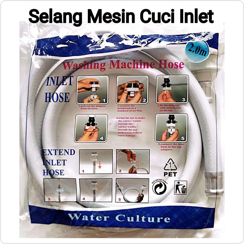 Selang Mesin Cuci Inlet 2m 3m 5m Termurah