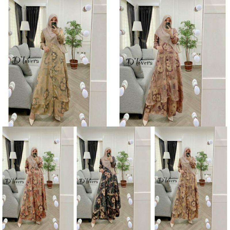 READY Rindang Set ORIGINAL By Dlovera | Set tunik kulot