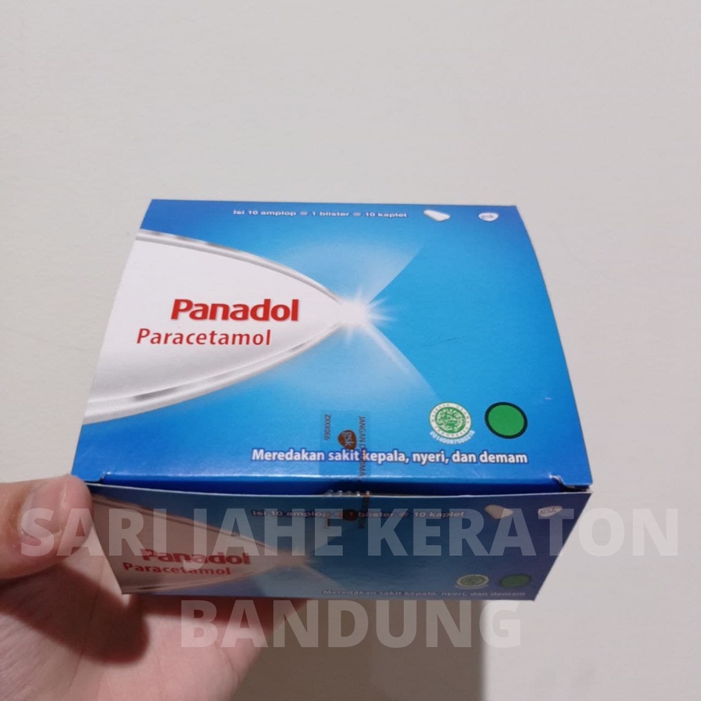 Grosir Panadol Biru Paracetamol 500mg isi 10 Strip