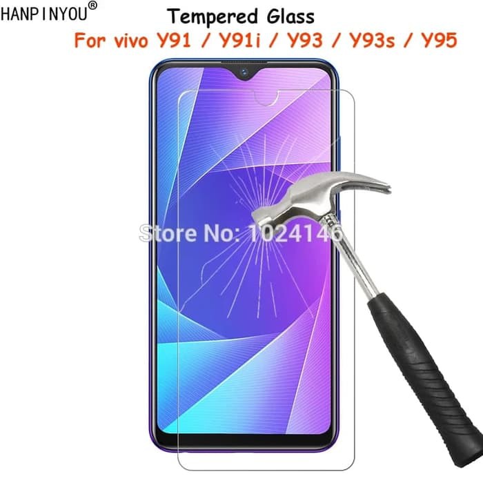 TEMPERED GLASS VIVO Y91 Y91I ANTI GORES KACA FULL BENING - SCREEN PROTECTOR