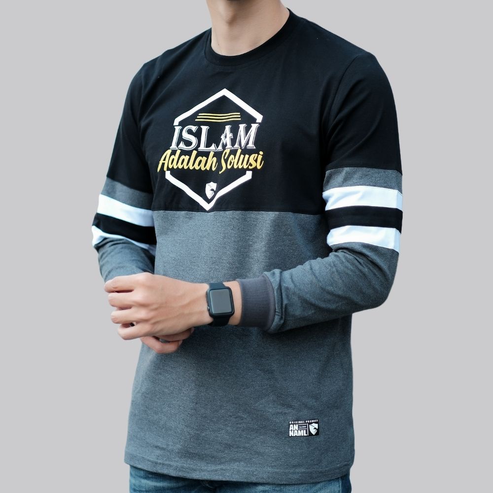 KAOS DAKWAH PRIA / BAJU ISLAMI / BAJU KAOS DAKWAH / ORIGINAL PRODUCT PREMIUM QUALITY BY ANNAML-Islam 002