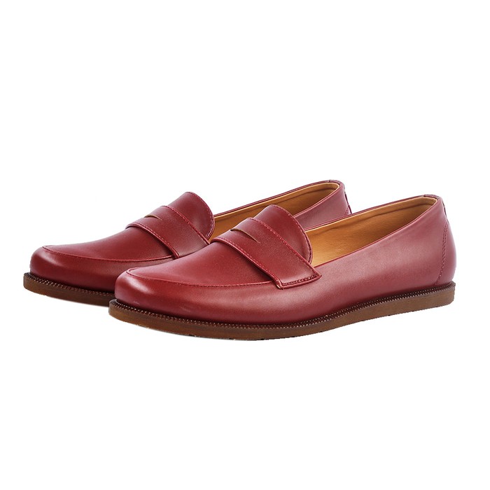 AMBLE - Sepatu Wanita - Poly Maroon
