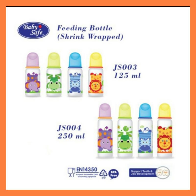 [Jeeruu] botol susu baby safe / lisensi nasional dan internasional
