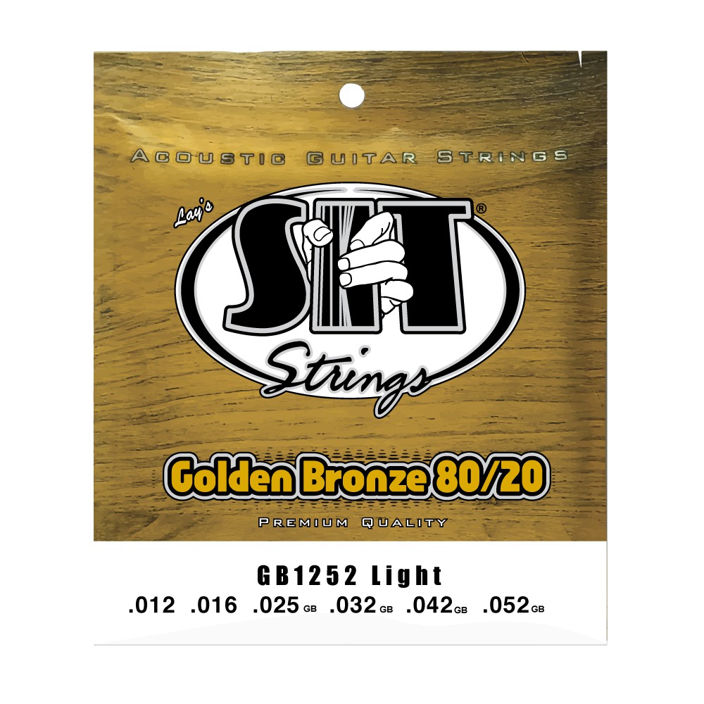 GB1252 LIGHT GOLDEN BRONZE 80/20 ACOUSTIC      SIT STRING