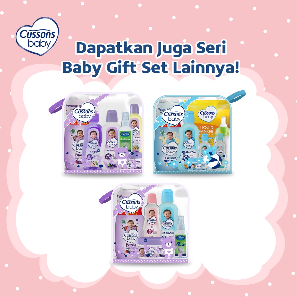 ★ BB ★  Cussons Baby Pack Blue Pink | Gift Set | Paket Hadiah Bayi