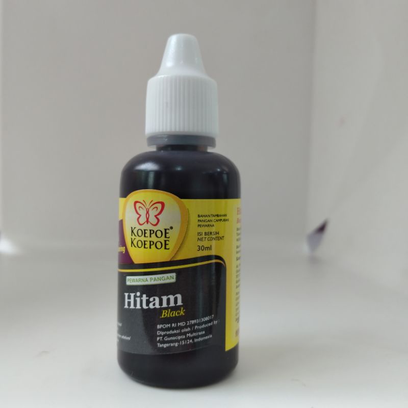 

pewarna makanan hitam 30 ml( koepoe- koepoe)