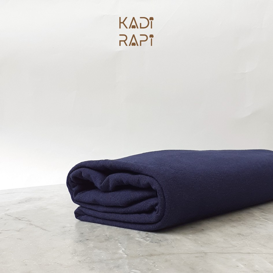 KAIN KATUN COMBED 24S NAVY REAKTIF