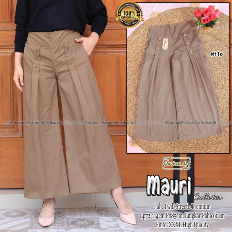 Celana kulot wanita bahan / Mauri cullotes by srikandi / celana kulot wanita katun premium