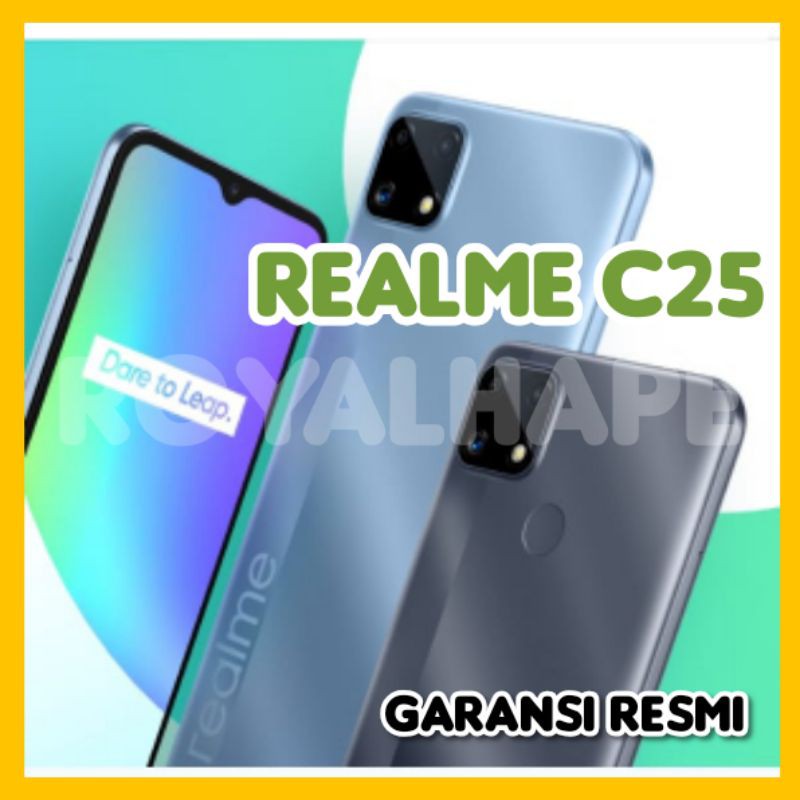 REALME C25 C25S C25Y RAM 4/64 NARZO 50A 4/128 GB GARANSI RESMI Plus Asuransi