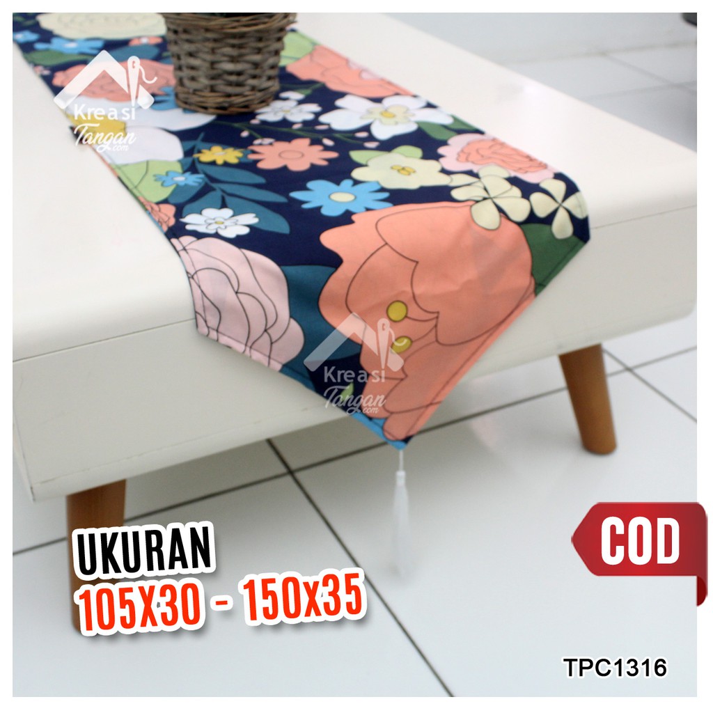 Taplak Meja / Table Runner Ukuran 105x30 - 150x35 TPC1316