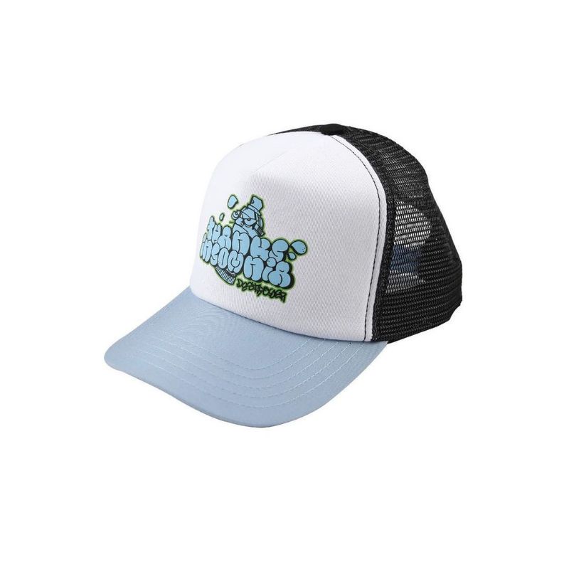 THANKSINSOMNIA TRUCKER HAT YURIFF BLACK , topi jaring