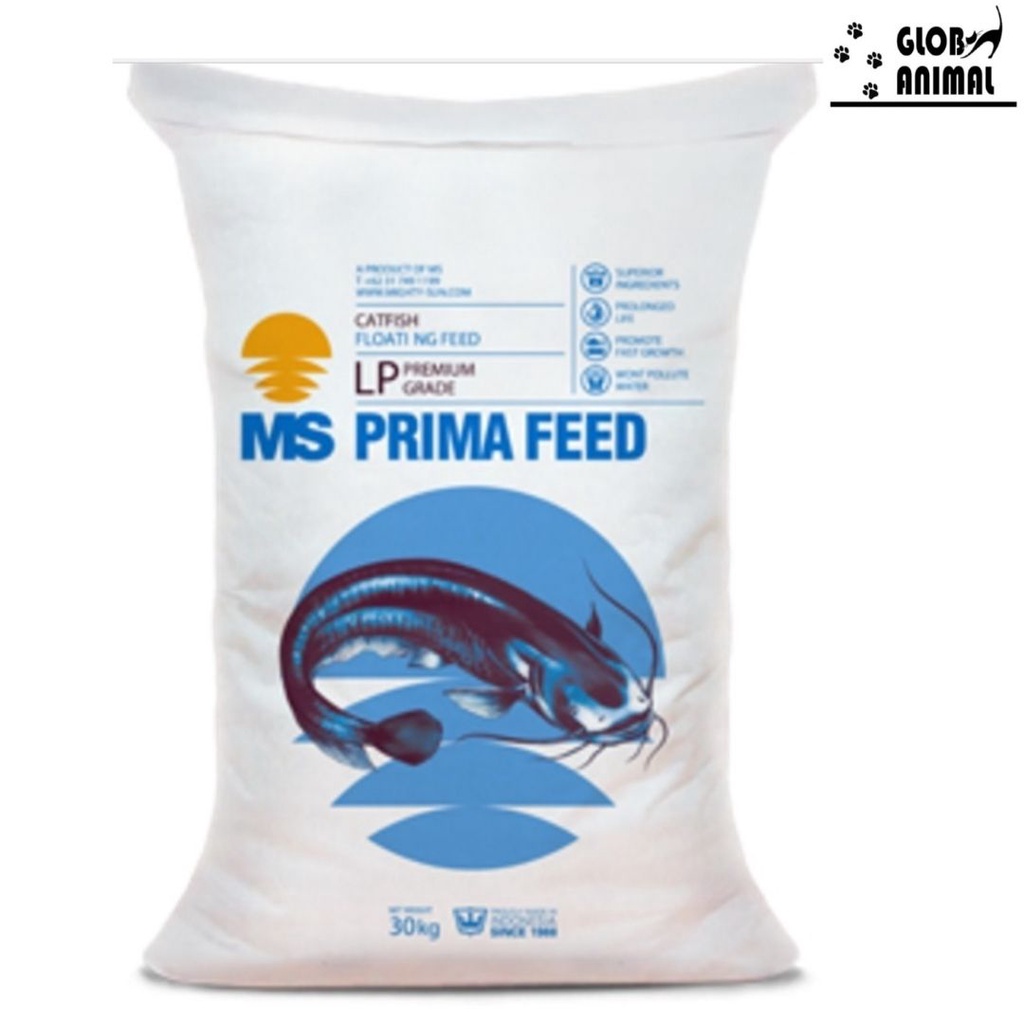 PRIMA FEED LP1 LP3 1ZAK 30KG PAKAN PEMBESARAN IKAN LELE NILA GURAME