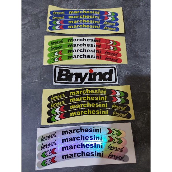 STICKER VELG MARCHESINI PRINCUT