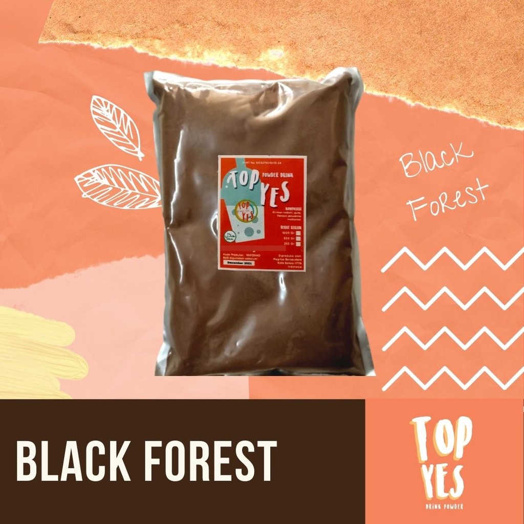 

Bubuk Minuman Rasa BLACK FOREST - 1KG