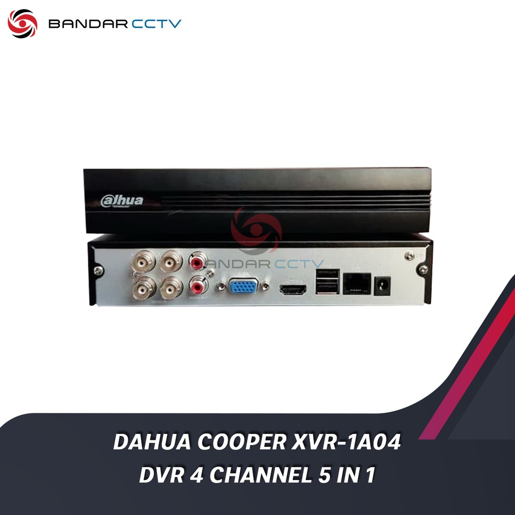 dvr dahua cooper 4 channel XVR-1A04 5 in 1