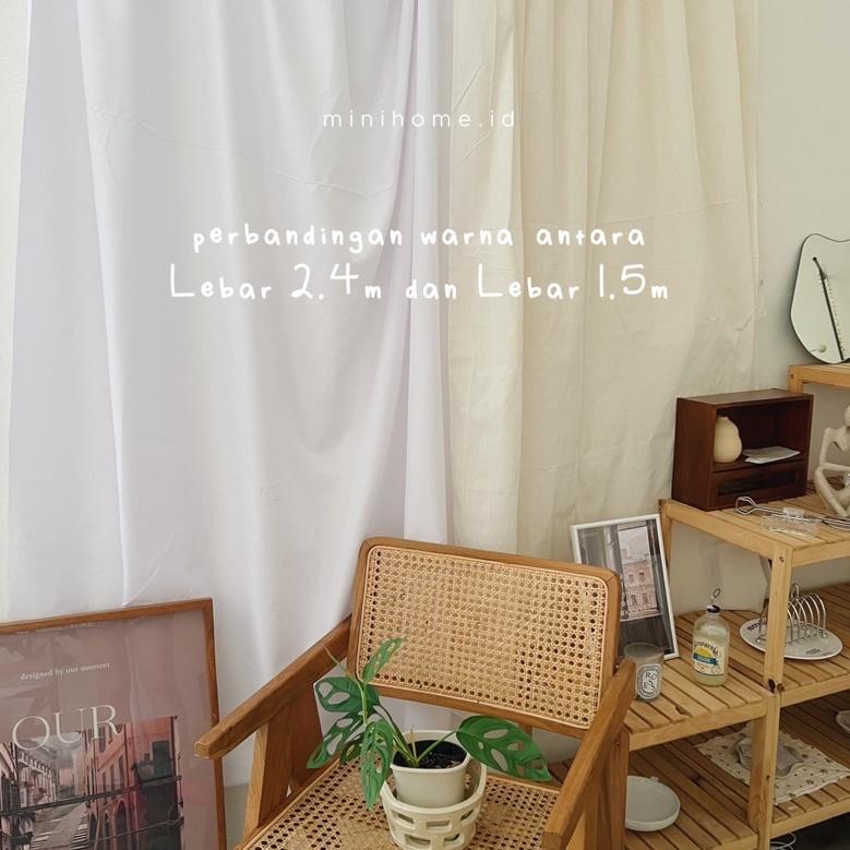 [PROMO V0J62] kain backdrop polos kain background aesthetic foto studio putih korea properti foto ba