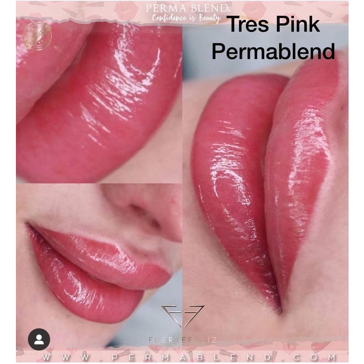 Permablend Pigments TRES PINK Sulam Alis Perma Blend 15ml