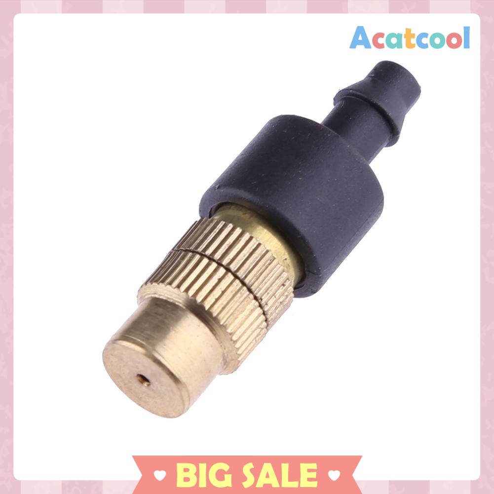 10pcs 4/7PVC Brass Sprinkler Head Garden Tool Spray Misting Nozzle