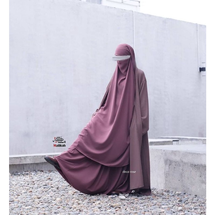 French Khimar Dan Sirwal Akhwat Basic Decorose By Abaya Malikah