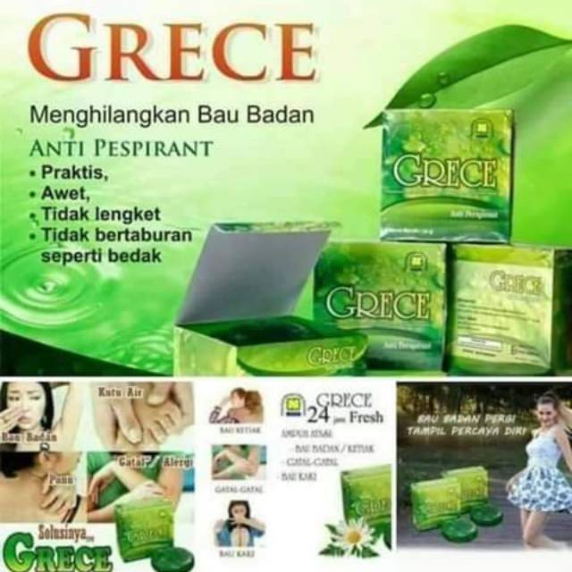Grece ,solusi bau badan,alergi gatal2,kaki pecah2