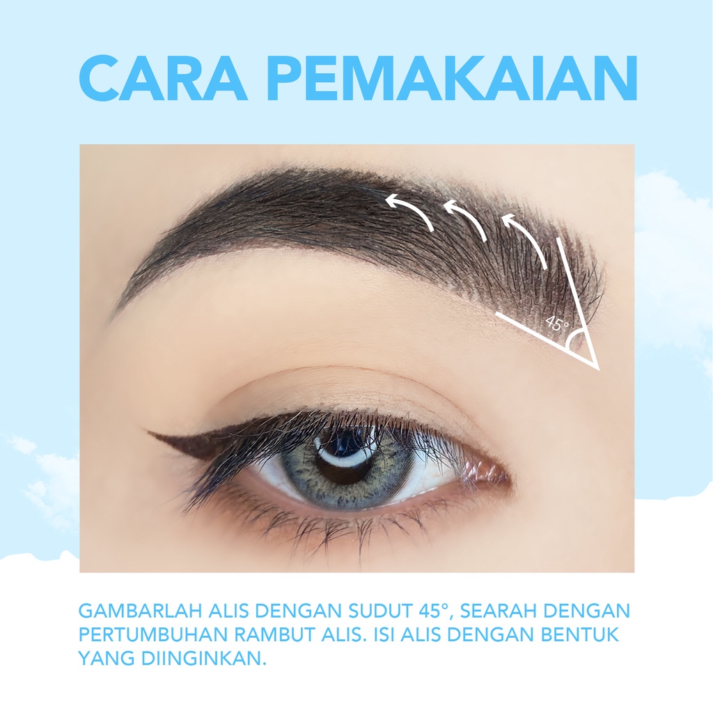 Y.O.U Colorland Ready To Go Brow Tatto | Spidol Alis YOU