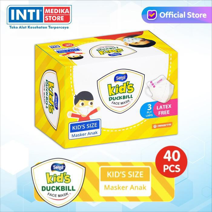 SENSI Masker Anak Sensi Duckbill 3 Ply | Masker Sensi | Masker Medis NEW