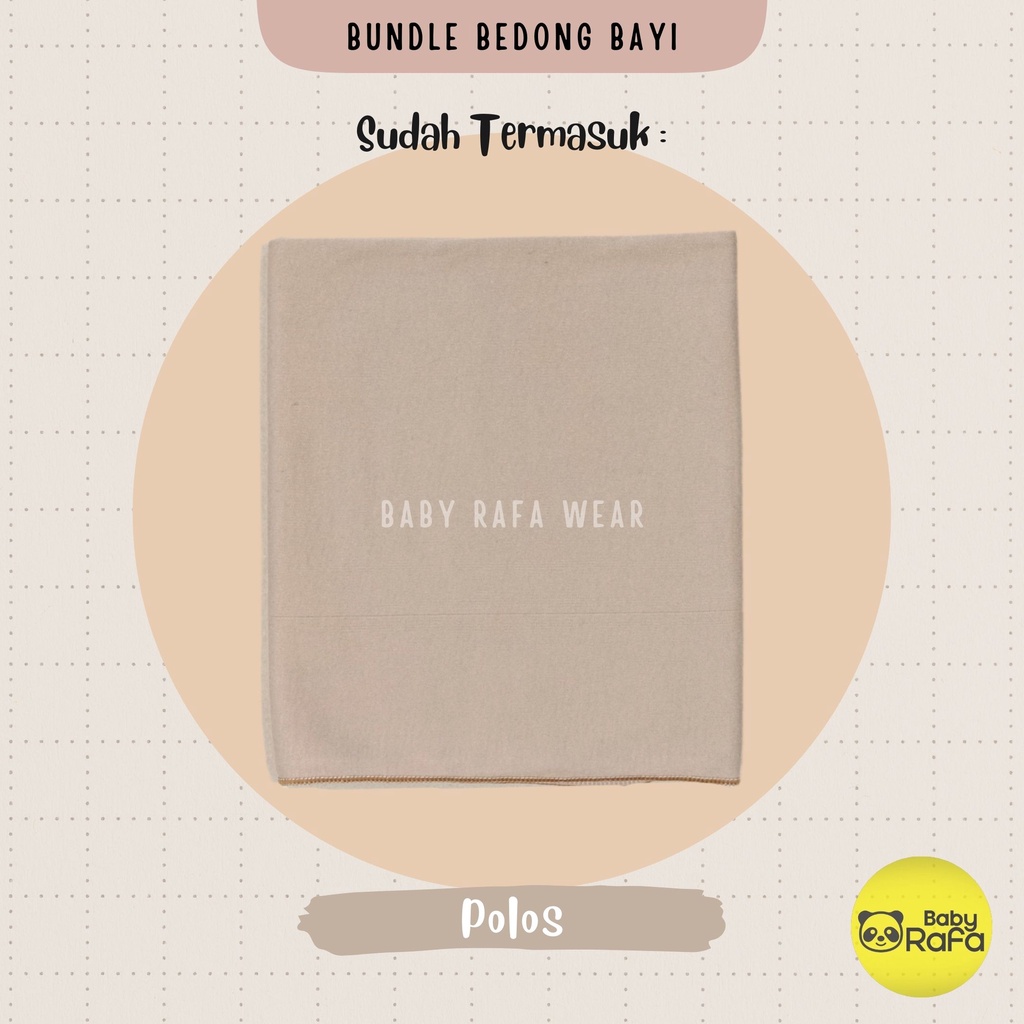 Serian Coklat Susu - 3 pcs Bedong Bayi Bahan Kaos COKLAT SUSU SERIES 110 x 90 cm Merk SNI Bolo - Bolo