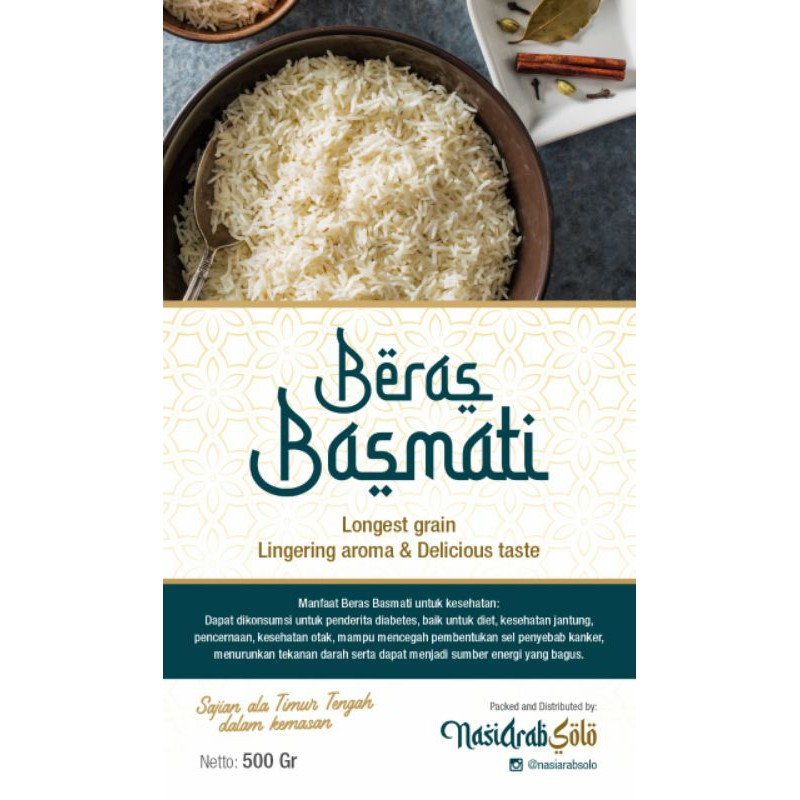 

Beras Basmati 500gr