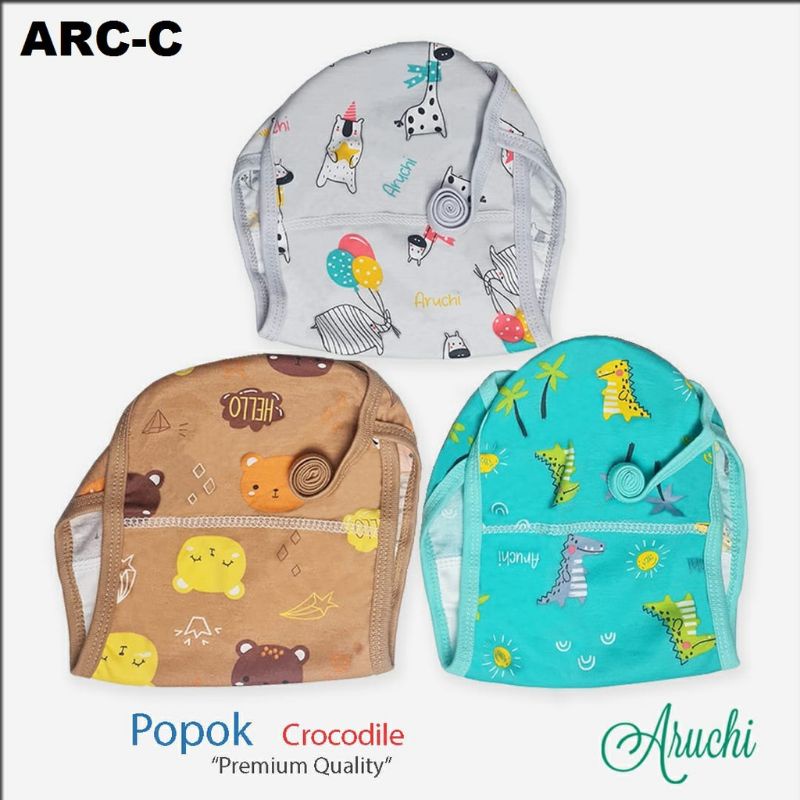 ARUCHI Popok Bayi 3 Pcs / Popok Kain Newborn SNI