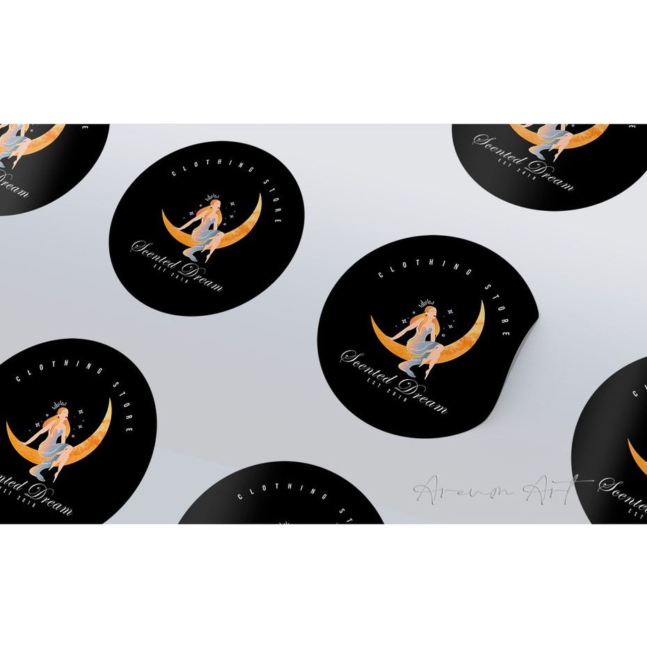 STICKER LABEL / Sticker logo / Stiker Custom  / Print sticker olshop / Sticker Produk-5