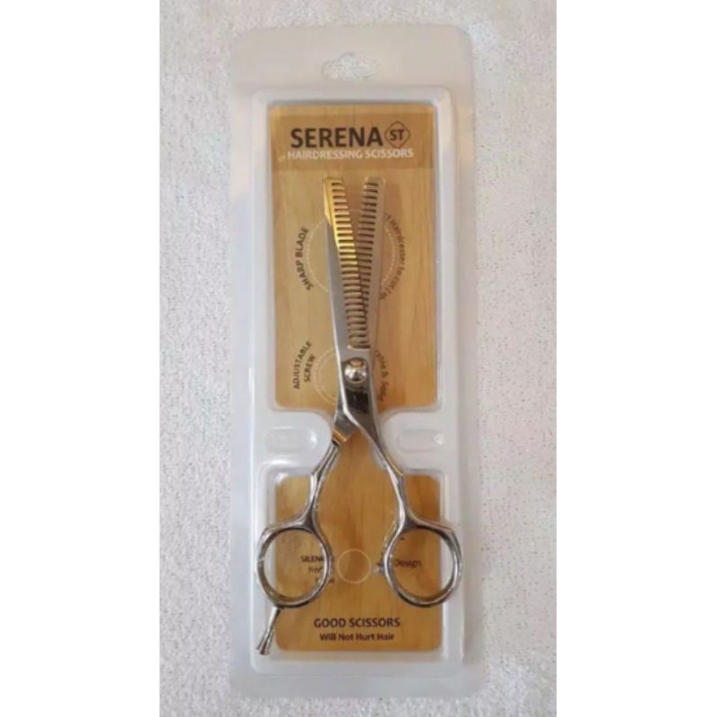 Gunting penipis serena#gunting rambut salon#alat potong rambut#alat penipis rambut
