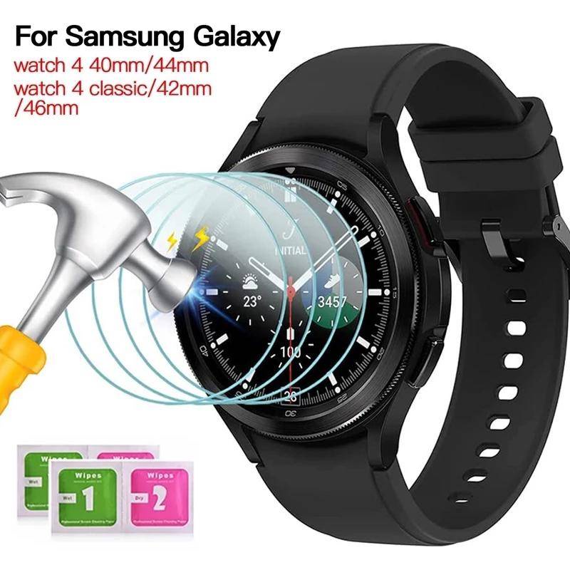 2pcs Pelindung Layar Tempered Glass HD Bening Untuk Samsung Galaxy Watch 4 40mm 44mm Watch4 Classic 42mm 46mm