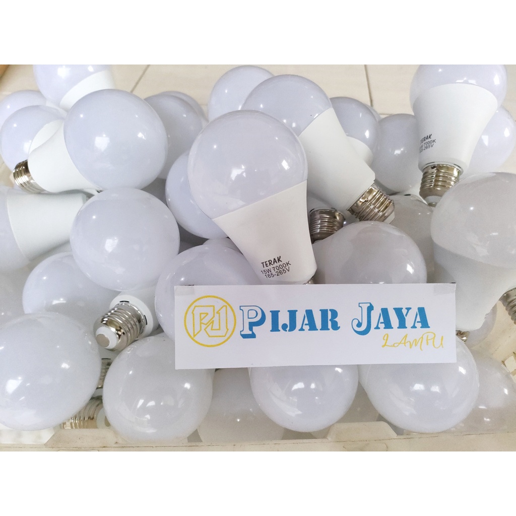 Lampu LED TERAK 15 watt Bohlam LED Rumah 15W Cahaya Putih Terang Murah Bagus