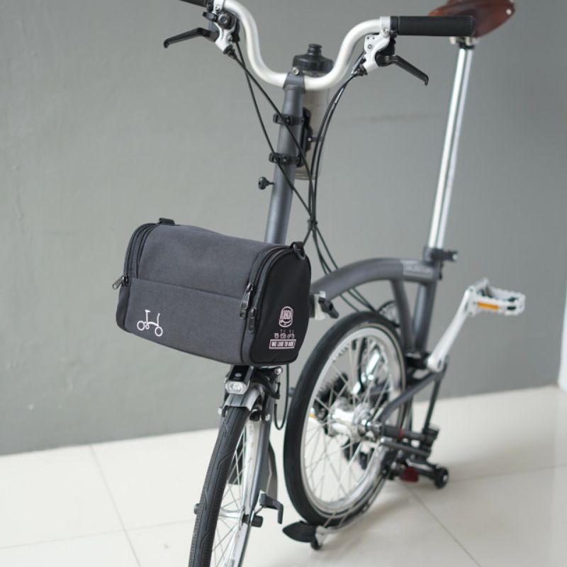 tas sepeda lipat front block