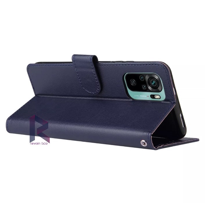 REDMI NOTE 10S CASE FLIP WALLET LEATHER KULIT PREMIUM SARUNG BUKA TUTUP FLIP CASE XIAOMI REDMI NOTE 10S
