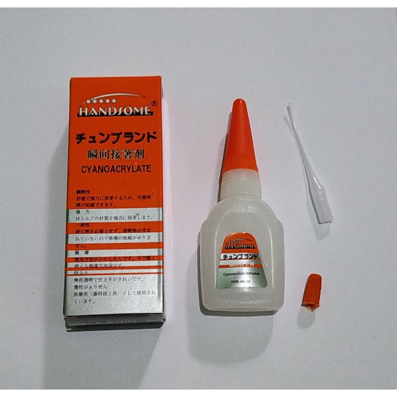 

Lem Korea / Sejenis Lem G / Lem Cyanoacrylate / Lem Serbaguna Handsome