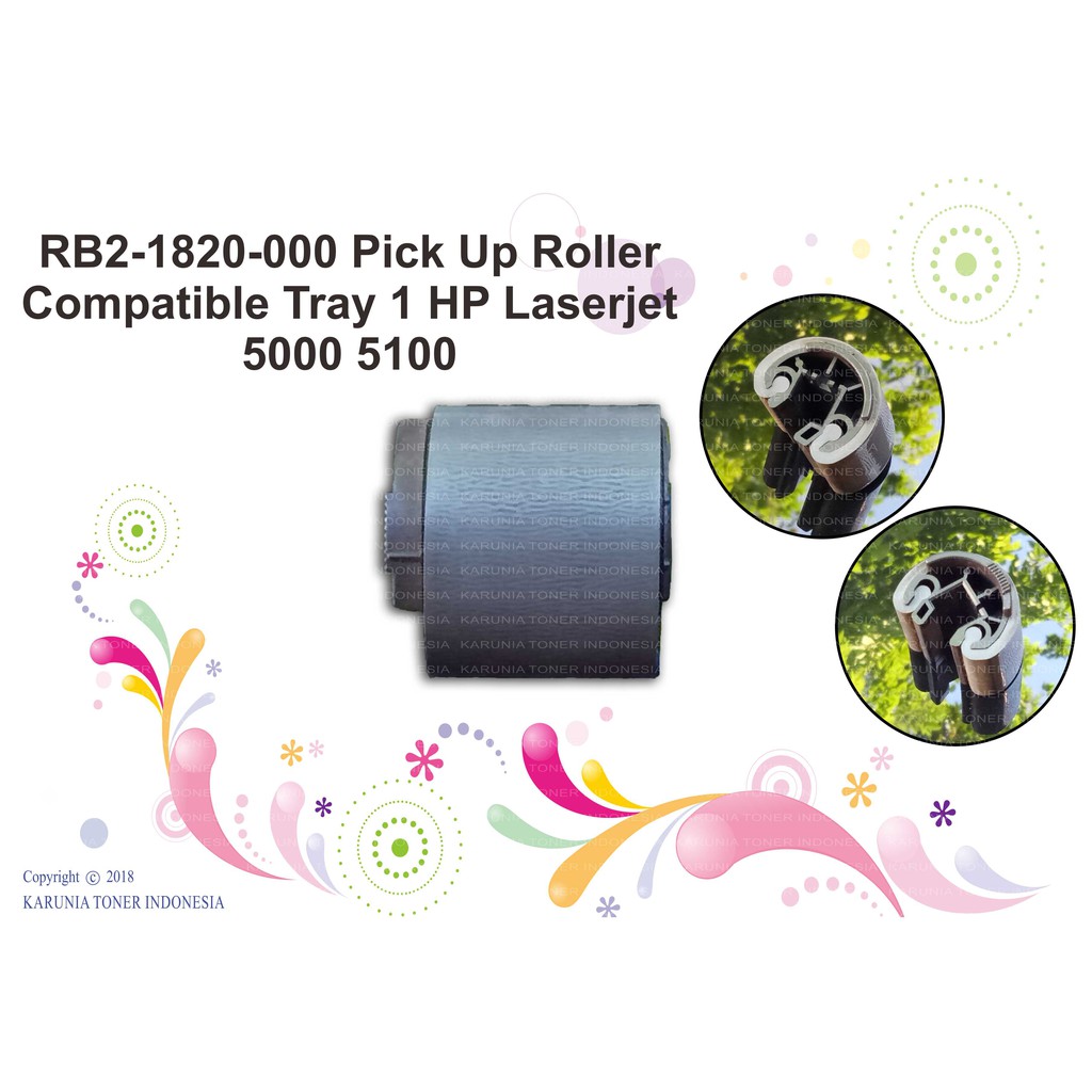 RB2-1820-000 Pick Up Roller Compatible Tray 1 HP Laserjet 5000 5100