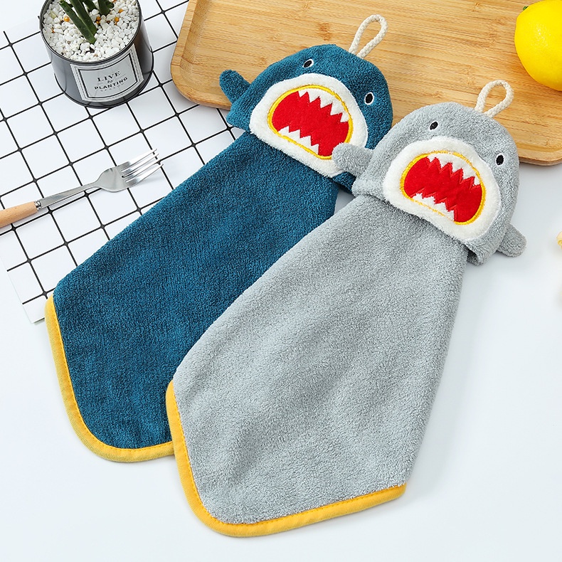 Handuk Tangan Lap Tangan Gantung Dekorasi Wastafel Dapur Kamar Mandi Model Buah Strawberry Nanas Kartun Hewan Lucu Pinguin Koala Domba Untuk Anak Cepat Serap / Kering Quick Drying Hand Towel Halus Lembut Bahan Chenille Coral Fleece / Velvet