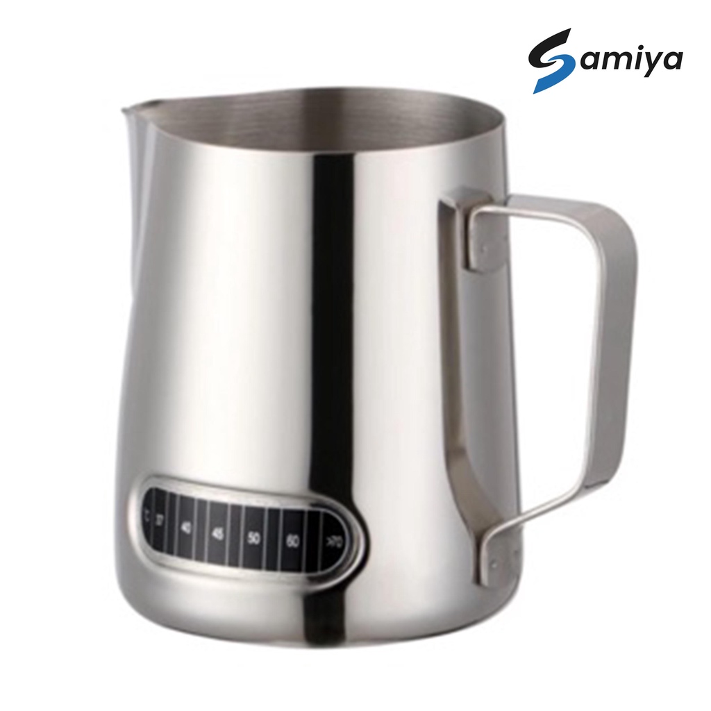 Milk jug thermometer 600ml / milk jug stainless / pitcher susu / milk frother / teko susu