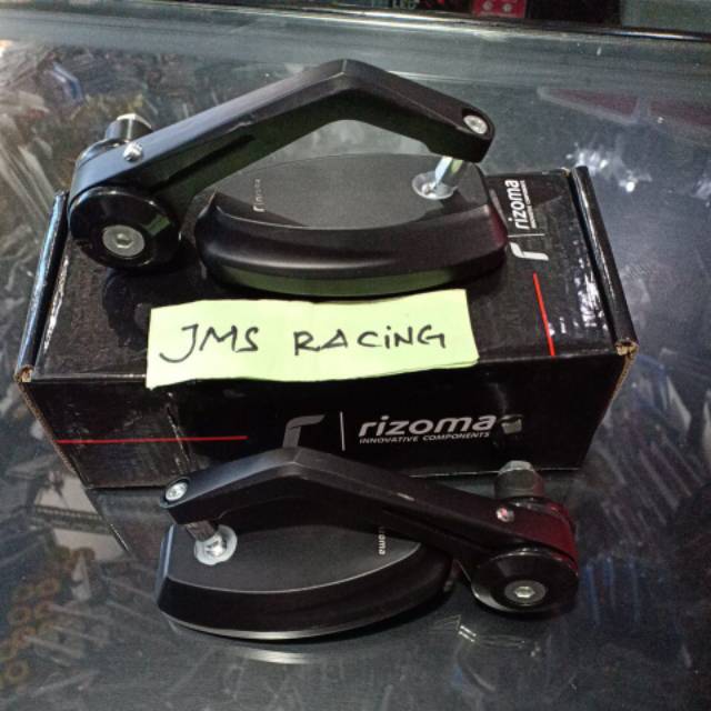 Kaca spion jalu stang oval rizoma universal mio beat vario scoopy genio mx fu vixion r15 ninja vespa aerox nmax pcx w175