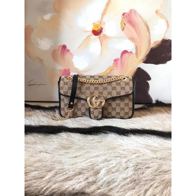 TAS WANITA GC GG MARMONT MEDIUM SHOULDER BAG