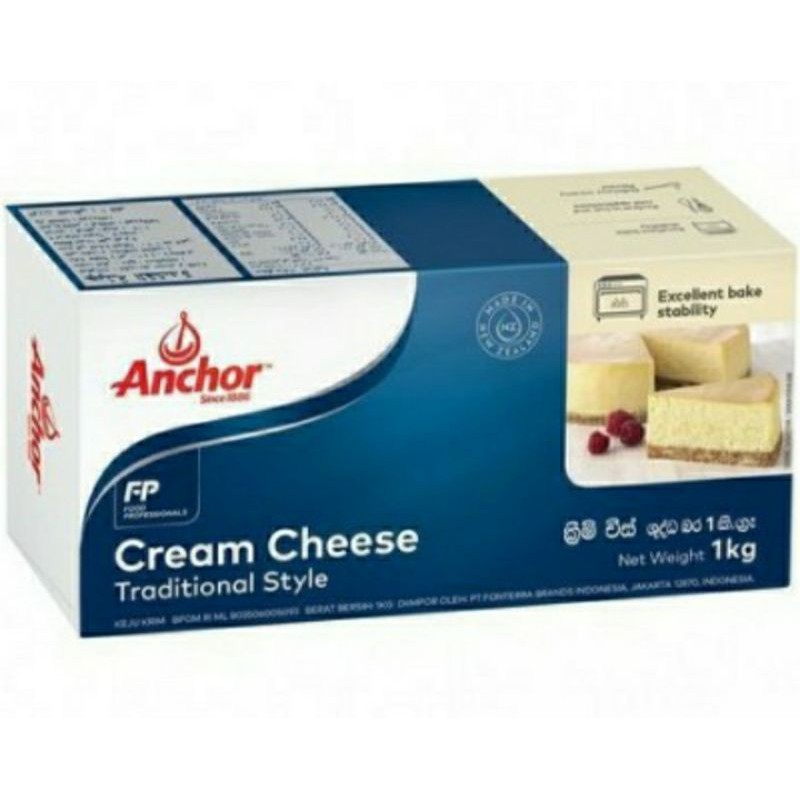 

Cream Cheese anchor 1kg repack