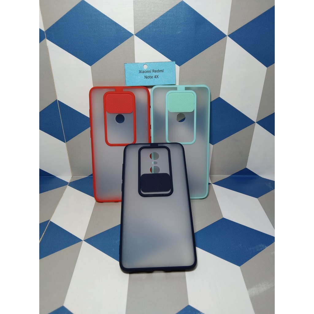 REDMI NOTE 4X SOFT CASE DOVE PENUTUP CAMERA SLIDING KAMERA